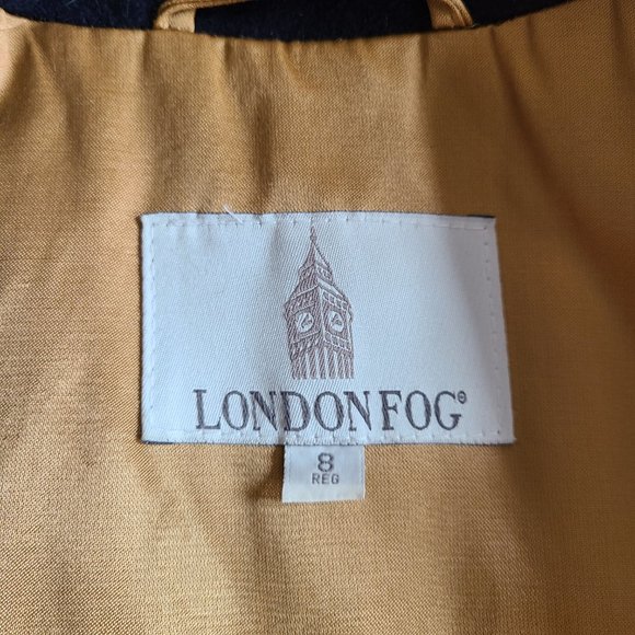 London Fog lambswool angora cashmere light caramel brown short coat. - Picture 9 of 13